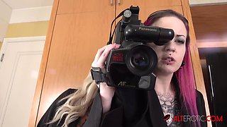 Three Tattooed Lesbians Play With Their Toys And Tongues With Kennedy Rose, Misha Montana And Darcy Diamond