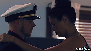 Stepson consoling his asian mommy stepmom