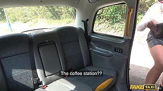 Faux taxi dark haired with Big Boobs and shes a squirter