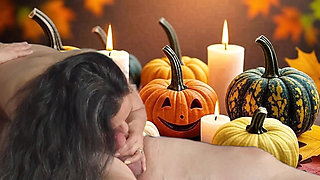 Hot Sex Halloween Picnic with Garabas and Olga