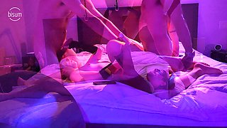 Bisexual DP anal threesome