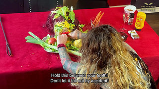 Humiliating the Slave at the Dining Table - Slave’s Head on a Platter (221)