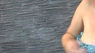 Hot MILF Sindy Shows off Her Big Boobs and Fingers Her Pussy