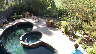 Cute teen rides the hard cock of her stepdad