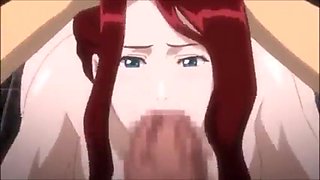 Compiled with deep throat in hentai 3