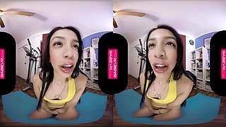 Virtual Reality, Veronica Rodriguez And Vr Porn - Masturbation Workout By Teen 18+ Latina