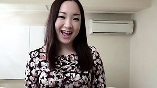 Cute Pale Japanese Amateur Takes POV Cock