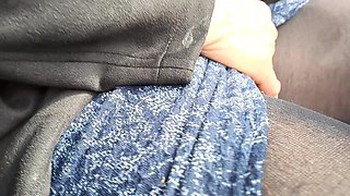 Enjoying Driving and Masturbate