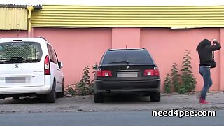 Teens pissing in parking lots and on the streets