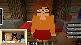 Minecraft Jenny Mod Velma Dinkley Is Here and Ready to Be Fucked and Give a Blowjob