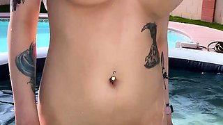 Great Big Boobs On Masturbating Redhead