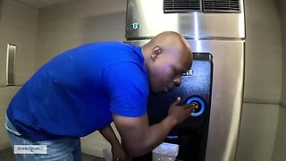 Sexy Cougar Ryan Conner Meets Big Cock WILL TILE at the Ice Machine for Steamy Interracial Sex