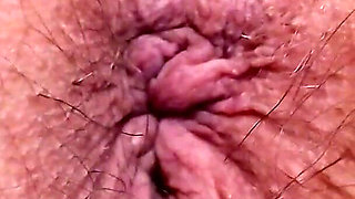 Extreme Closeup Asshole Winking Squeezing