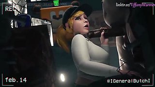 Hot Security Guard TiffanyWarmer in 3D Hentai Fantasy Fuck