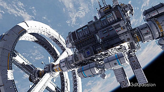 Nexus 3 Orbit Meta. 3D Animation Fuck on a Space Station with Sexy Blonde