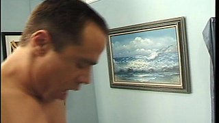 Horny Pregnant Girl Masturbates in Front of a Man Before Getting Boned