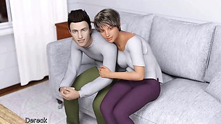 Step-mom anime milfs from Sunville get down and dirty