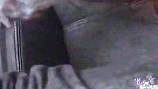 Jeans and Footjob in My Car!
