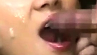 Bukkake Miyu: Japanese Amateur Covered in Cum