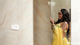 Crazy 4some sex with horny Desi Sluts