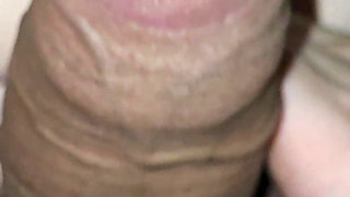 Step mom best close up handjob on German step son big dick