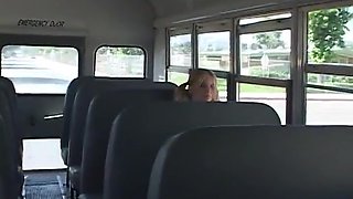 Joel Lawrence In The Bus To School Turns Into A Place Of Sin And Orgasm !!!