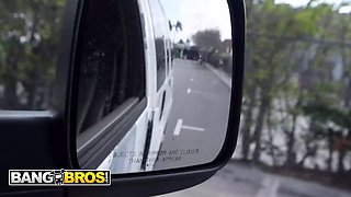 Bangbros - anna cummings boards the fuck bus and gets her asshole spread by a large dick