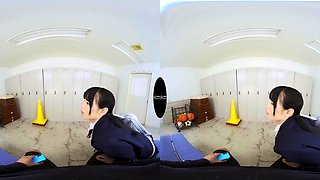 Asian horny teen VR sex