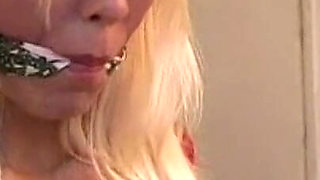 Natalie Pole-tied Cleavegagged