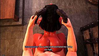Fucking hard to demon queen Red Hot girl - Forbidden Fantasy