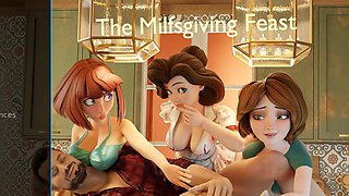 Milfsgiving celebration - Episode one: this has to be a fantasy by Foxie2k