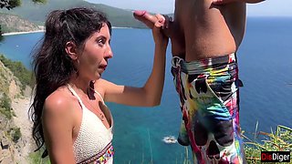 Public Dick Flashing - Girl Help Me To Cum In Mountains With Katty West