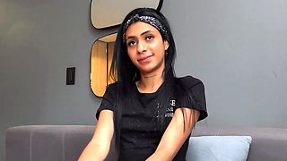 Skinny Black Latina Didn't Expect An Anal Casting