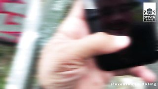 Steven Shame featuring Harleen Van Hynten's blowjob scene