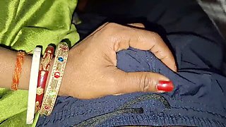Bhabi ji messages her boyfriend about his loan using her nipple