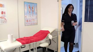 Femdom nurses take care of cock aggressively