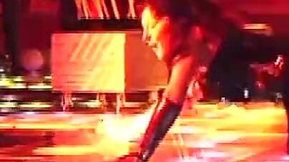 Double Penetratrion on the Club Stage for This Italian Slut