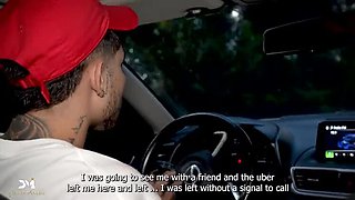 Outdoor Fuck with Stranger Latina Teen Danner Mendez No Condom Car Sex