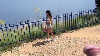 Public Cock Flash Leads to Handjob