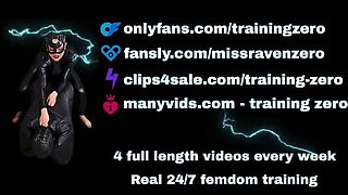 Dark Femdom Slave Pissed & Fisted for 16 Hours - Sensory Deprivation Masked Training
