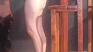 Redhead Gets Excited and Has Sex with Waiter in Restaurant.