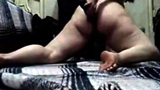 BBW Arab Lady in Amateur Webcam Show with Cucumber