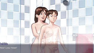 Except for the girl friend in the bathroom, I have piled up the summertime saga game.