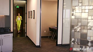 Gorgeous Adria Rae horny threesome sex scene