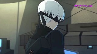 9S Being Blindsided by 2B, Insatiable Wanting Her - Cartoon Porn(Exclusive)