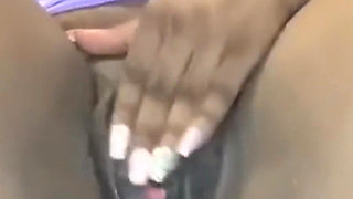 Squeezing My Big Boobs Monster Dildo Anal Masturbation
