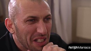 Barbie Sins Invites Two Studs To Her Bdsm Dungeon To Dp And Make Her Squirt