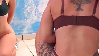 April Big Ass and Maidensplace Together for the First Time, Drinking Gallons of Piss and Breaking Throats, Rimming Ass! Part 1