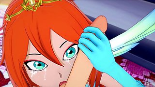 Stella gives a POV blowjob in this Winx Club parody