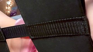 Girls Out West Amateur double toy masturbation